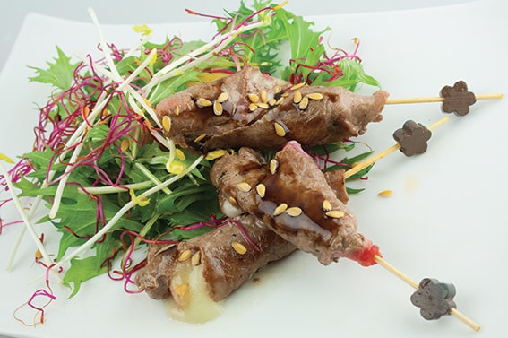 Brochette de Boeuf au fromage - 