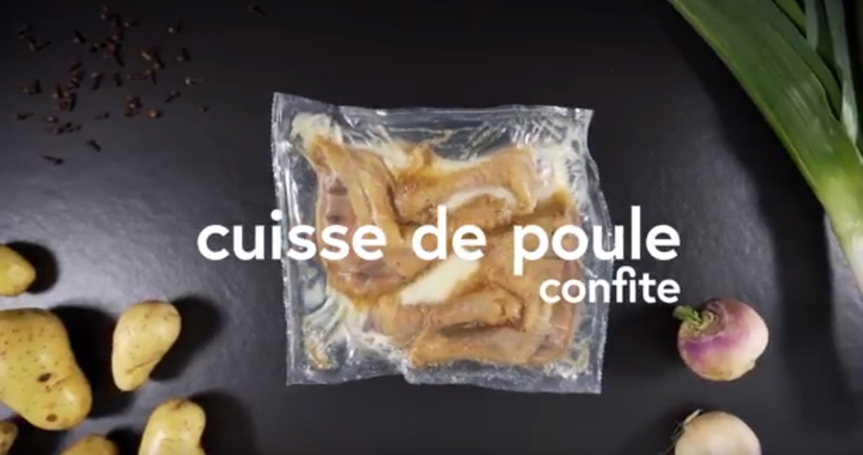 cuisse de poule confite