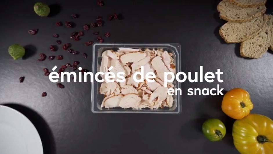 Emincés de poulet en snack