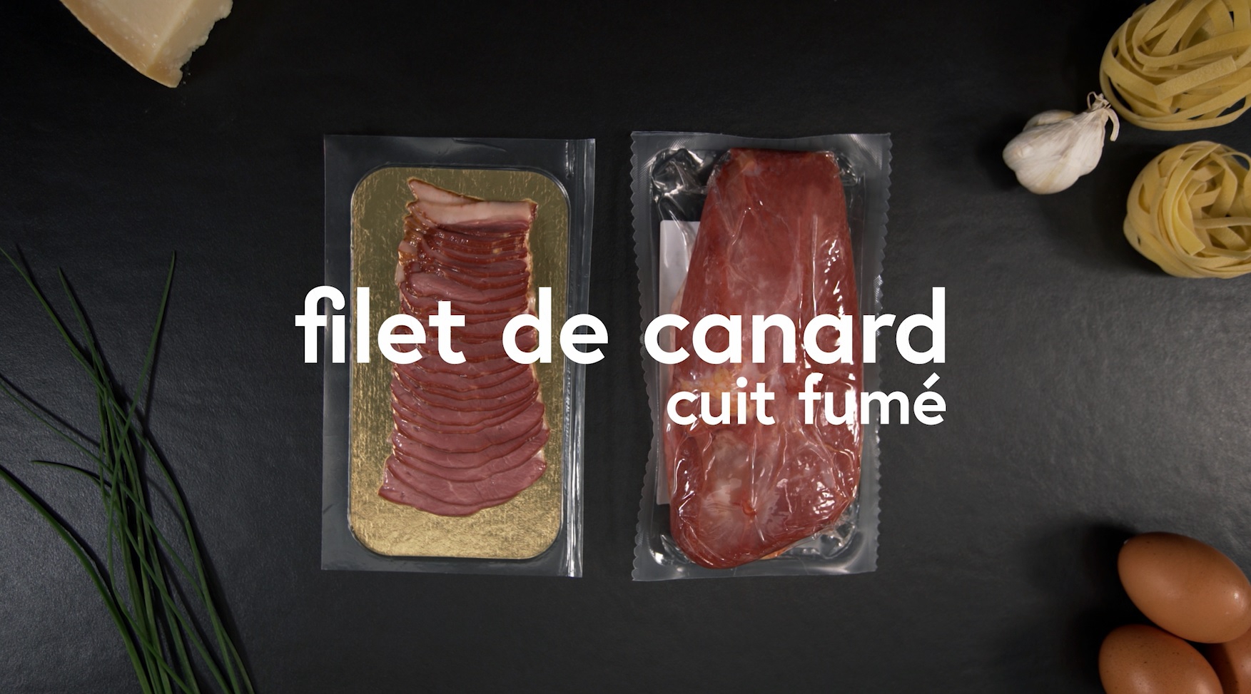 filet de canard cuit fumé