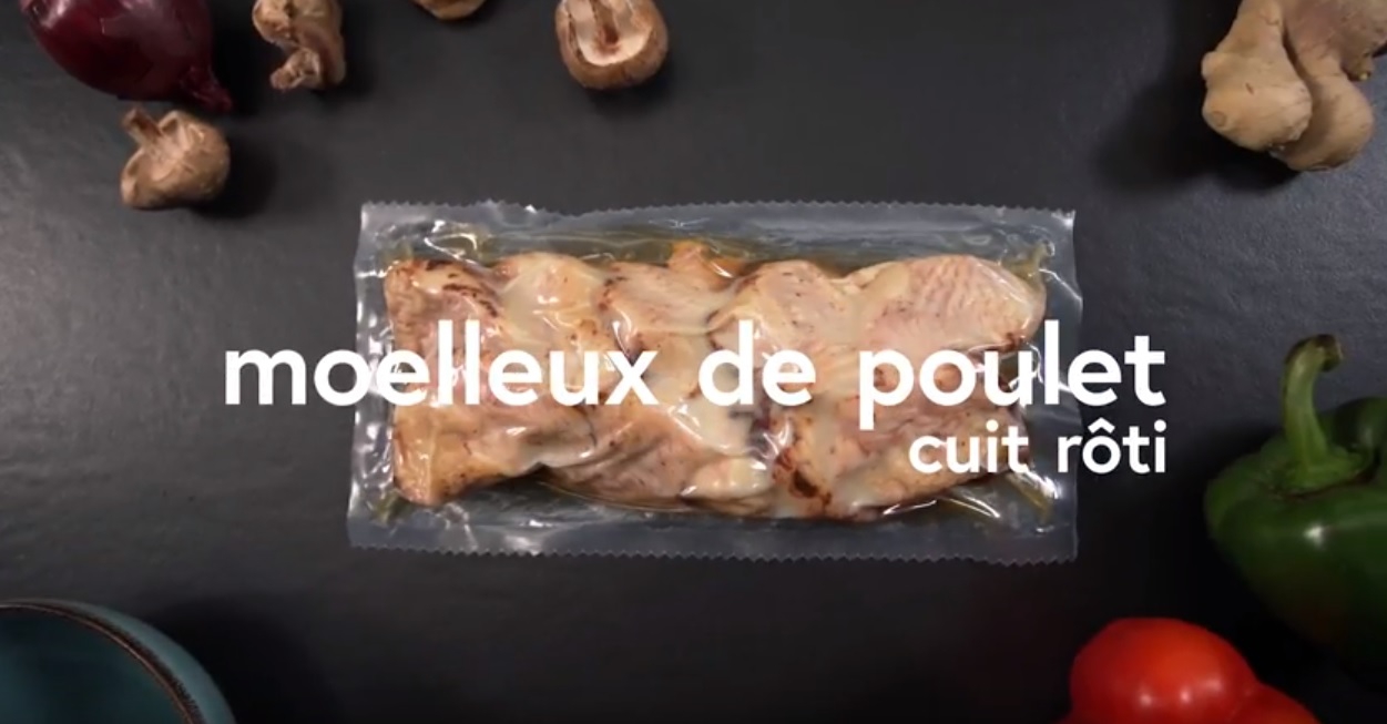 moelleux de poulet roti