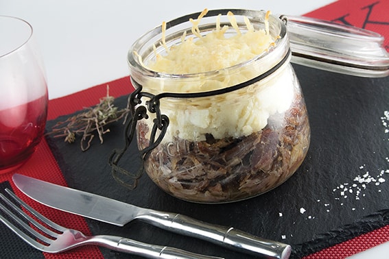 Parmentier au confit de canard - 