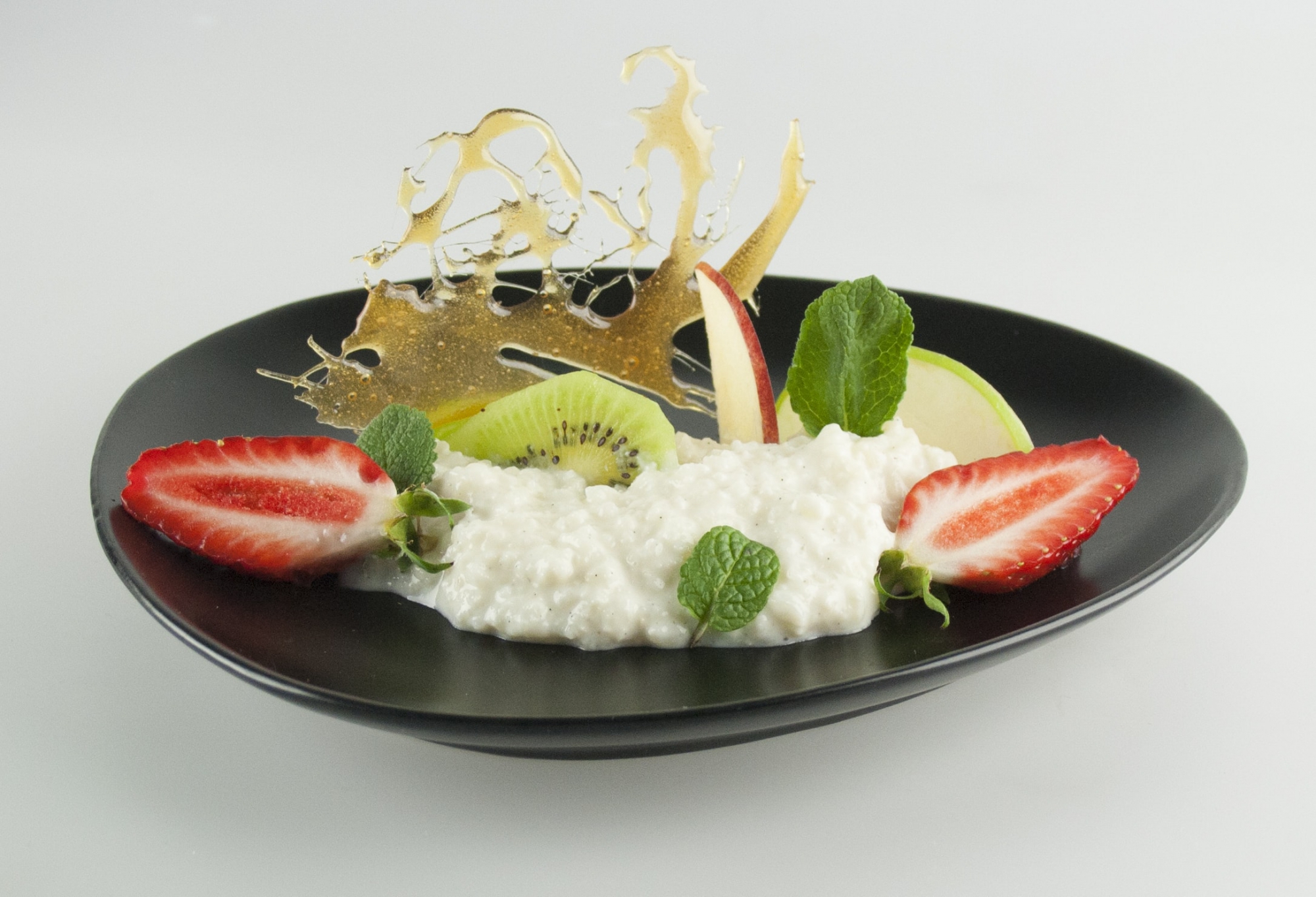 Riz au lait vanillé aux fruits - 