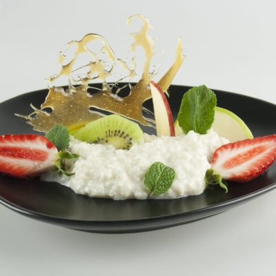 Riz au lait vanillé aux fruits - 